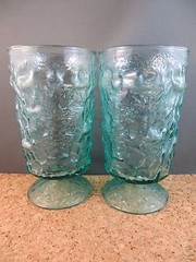 Driftwood Casual Senca Peacock Light Blue 2 Juice Glass 2 Water Glasses Tumbler