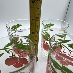 Libbey Cherries Swanky Swigs Juice Glasses and Pitcher
