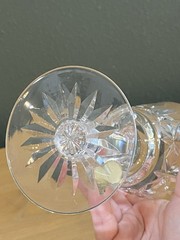 Waterford Crystal ROSSLARE Water Wine Goblet Ireland with Original Sticker