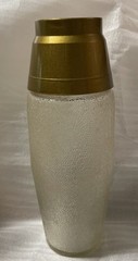 Mid Century Modern Anchor Hocking Cocktail Shaker Glass Vintage 9”
