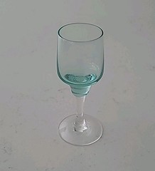 Vintage Sasaki Harmony Aqua Liqueur Cordial 4 1/4″ Glasses (B1-G3)