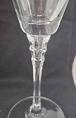 MIKASA x2 ASCOT AUSTRIAN CRYSTAL WATER WINE GOBLETS GLASSES BARWARE TALL