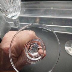 3 VTG Marquis By Waterford Hanover Platinum Pattern Wine Glass Approx 7 5/8″…