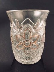EAPG Tumbler U.S. Glass Co. #15141 FLOWER with CANE Pattern Old Fashioned