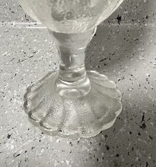 Anchor Hocking Shell Iced Tea Glass (es) Scallop Foot Textured 6 «