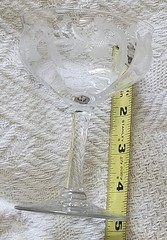 THISTLE Sherbet/Champagne 4.75″ Antique Etched Crystal – Central Glass Works