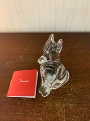 Egyptian Sitting Dog In Baccarat Crystal