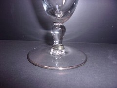 Set of 3 Crystal Water Goblets with Platinum Trim 12 oz. 6 7/8″ T. & 4″ W.