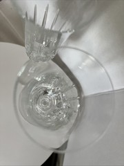 Mikasa INTERLUDE Crystal Toasting Champagne Flutes 9.75″ Vintage Georgeous