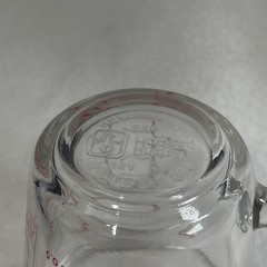 Vintage Anchor Hocking 1 Cup Measuring Cup USA Red Lettering