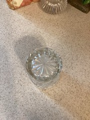 Vintage Fostoria Stowe Patterned Old Fashioned Glass Pinwheel Design