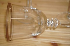Mikasa Empire Gold Trim (4) Water Goblets, 8 1/4″ (G14)