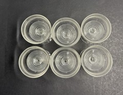 Set of 6 Vtg Anchor Hocking Manhattan Art Deco Cordial Sherry Wine Glasses 1.5oz