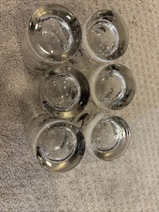 Libbey Carriage Buggy Coach Vintage Whiskey Bar Glasses Lot Of 6 Lowball MCM