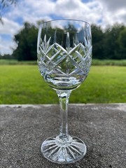 Noble Excellence Poland Duke Crystal Wine Glasses Set of Four (4)