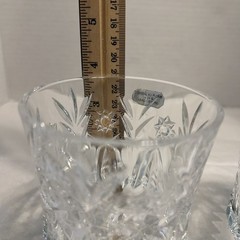 Set Of 2 Cristal J. D. Durand Whiskey Glass 24% Lead Crystal