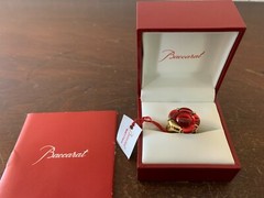 Ring Flower clover in Baccarat crystal size 51