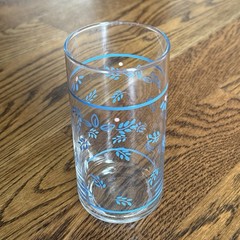 Vintage Corelle Drinking Glasses Subtle Blue Set of 3