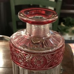 Baccarat Empire perfume bottle Gold Band 12.5cmx6.5cm Used