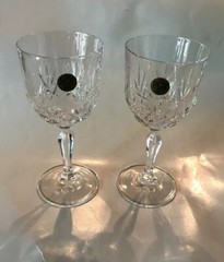 Rock Crystal Rock PALACE Wine Giblets -2 NWL