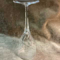 PETALe CRISTAL D’ARQUES DURAND Megeve Shape Water Wine Stem Glass Cut