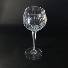 MIKASA ARCTIC LIGHTS WINE HOCK GLASS, Cut Lead Crystal, 8 1/4″, 8 oz, SLOVENIA