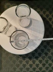 Set of 3 Vtg MCM Dorothy Thorpe Tumblers Platinum Rim Glasses 4 3/4″