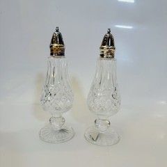 Godinger Shannon Crystal 7 Piece Starter Set Gravy Salt Pepper Creamer Sugar