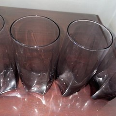 Libbey Imperial Plum Purple Swirl Glasses