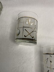 Culver Fairway Double Old Fashion Wiskey Glasses Set of 3 Great