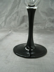 Arcoroc Durand DOMINO SIGNATURE Black Set of 4~8-3/4″ Champagne Flutes Luminarc