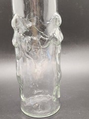 Vintage La Femme 3D Naked Nude Lady Woman Drinking Glass Decor 9″ Tall