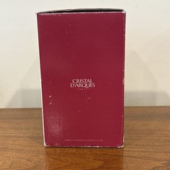2006 Ruby Red Cristal D’Arques Paris Champagne Flutes | France Longchamp Fluted