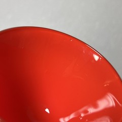 (8) Gorgeous ART DECO Czech Style Red & Black Stemmed Cocktail Cordial Glasses