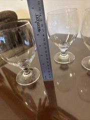 Vtg Shott Zwiesel Glas Set Of 6 Brandy Glasses 16 Oz Exc