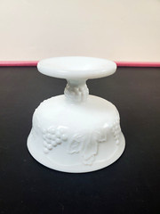 VTG Indiana Colony Harvest Grape Milk Glass Sherbert Glass/ Desert Bowl