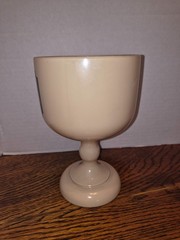 Tiara Glass Zodiac Goblet. Large, heavy glass.