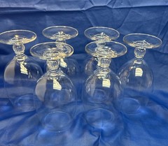 Set of 12 Rondelle (Plain Bowl, No Trim)by GORHAM CRYSTAL (Very Rare)