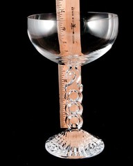 Set of Cristal d’Arques France Millenniu, Coupe Champagne/Sparkling Wine Glasses