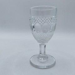 1914 EAPG Indiana Glass Co No 30 (OMN) Cordial Glass Set of 2 AKA Dew & Raindrop