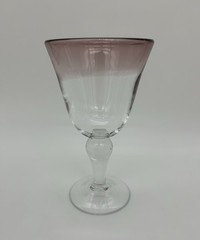 Set Of 4 Vintage Artland Iris Amethyst Water Goblets 7.5” – 2 Sets Available EUC