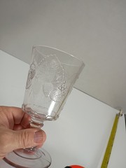 Dalzell, Gilmore Leighton Strawberry & Currant Three Fruits Goblet EAPG 1885.