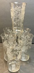 Set of 6 Roses By TIFFIN-FRANCISCAN Flat Tumbler