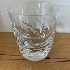 VTG Lalique Crystal Artois Whisky Tumbler Cocktail Glass Clear France 3.75”Read*