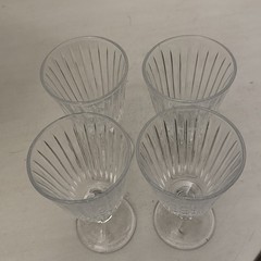 Clear Glass 6.5 in High 10 oz Capacity – Set Of 4