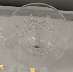 12 Mont Royale Crystal Stemware 4 Each: Water, Wine & Dessert Glasses