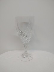 Lenox Debut Crystal Feather Cut 7×3/4 Wine Glasses Set Of 4 New