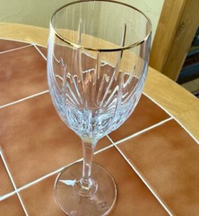Mikasa Golden Lights Water Goblet – EUC