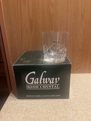 Galway Crystal Irish Whiskey Glasses Set Of 4- NEW