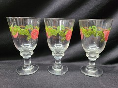 Franciscan Apple 13 oz Goblet Water Glasses, Set of 6